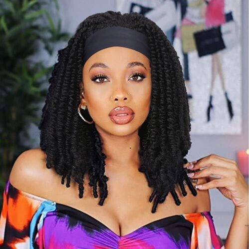 Bandana Wig Sunset Orange
