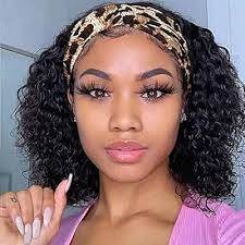 Bandana Wig Blush Pink