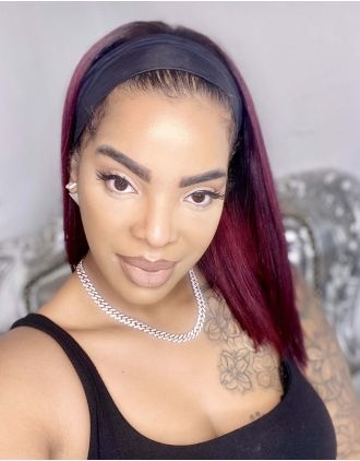 Bandana Wig Royal Blue