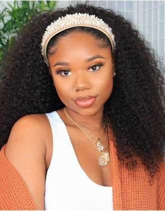 Bandana Wig Creamy Beige